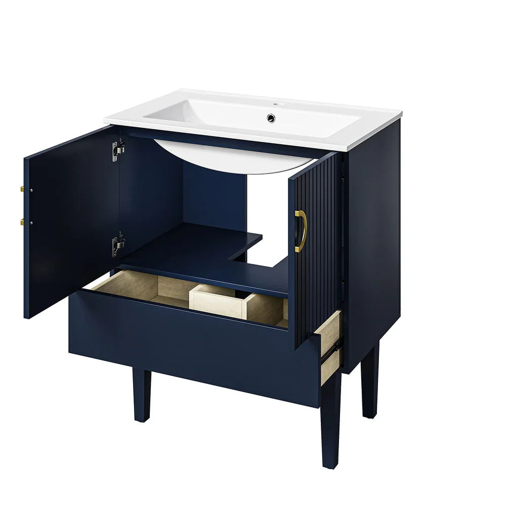 Rogelio Freestanding 30" Bathroom Vanity with Sink Combo