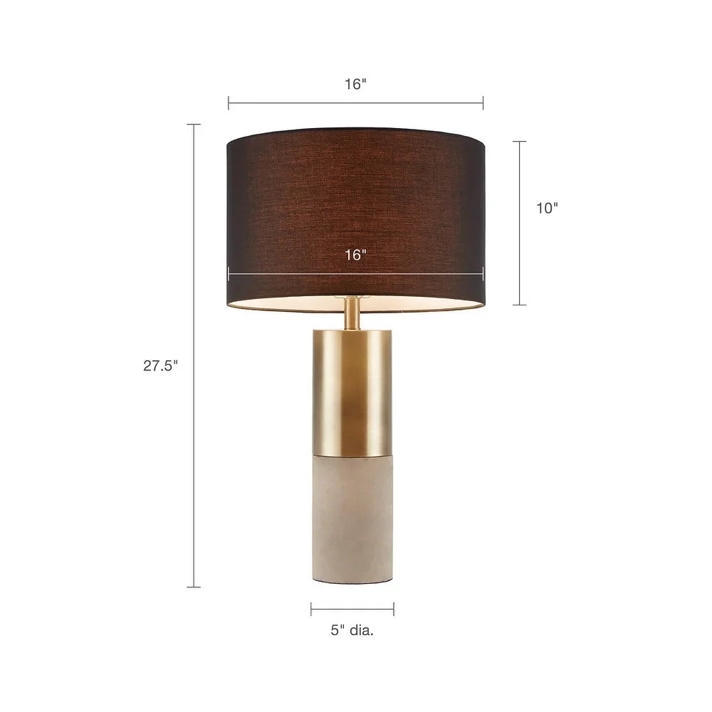 Hampton Hill Fulton Concrete Table Lamp