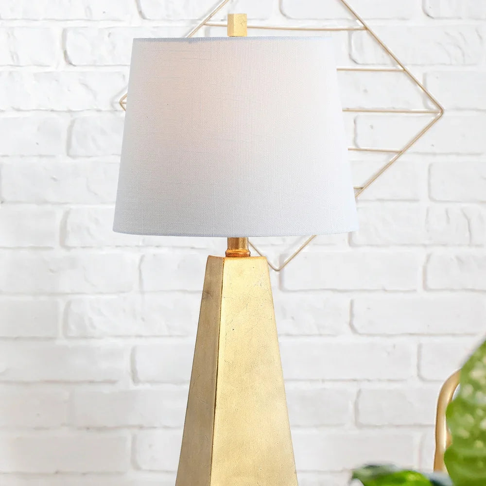 Gabrielle 20.5" Resin LED Table Lamp, White Marble Finish by JONATHAN Y - 20.50