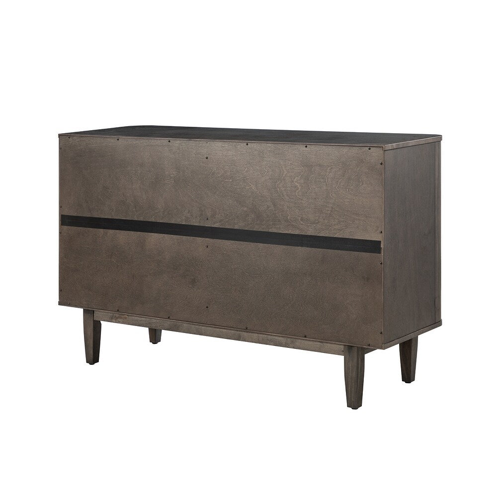 Gaspare Multifunctional Buffet Sideboard Cabinet with Rattan Design