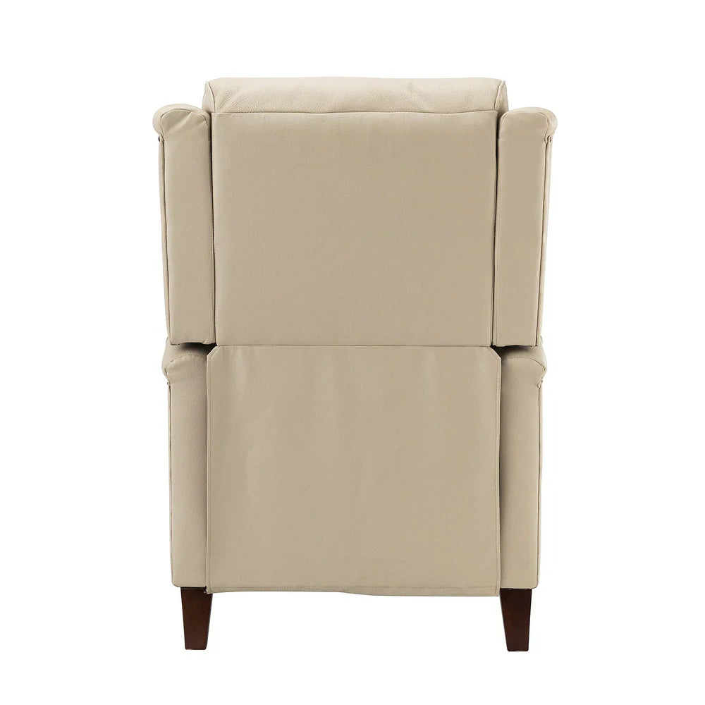 Gaston Genuine Leather Recliner with Nailhead Trims Set of 2