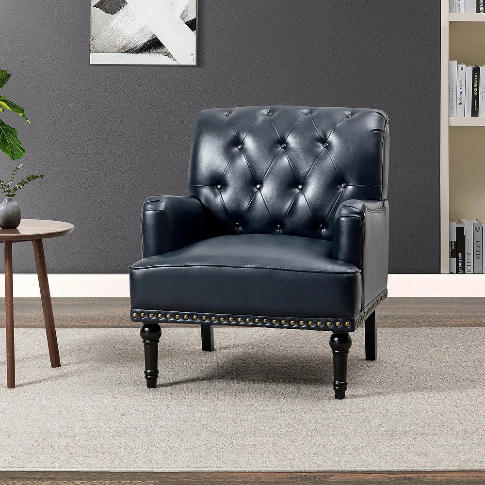 Clément 28" Wide Contemporary Upholstered Accent Barrel Chair with Black Base