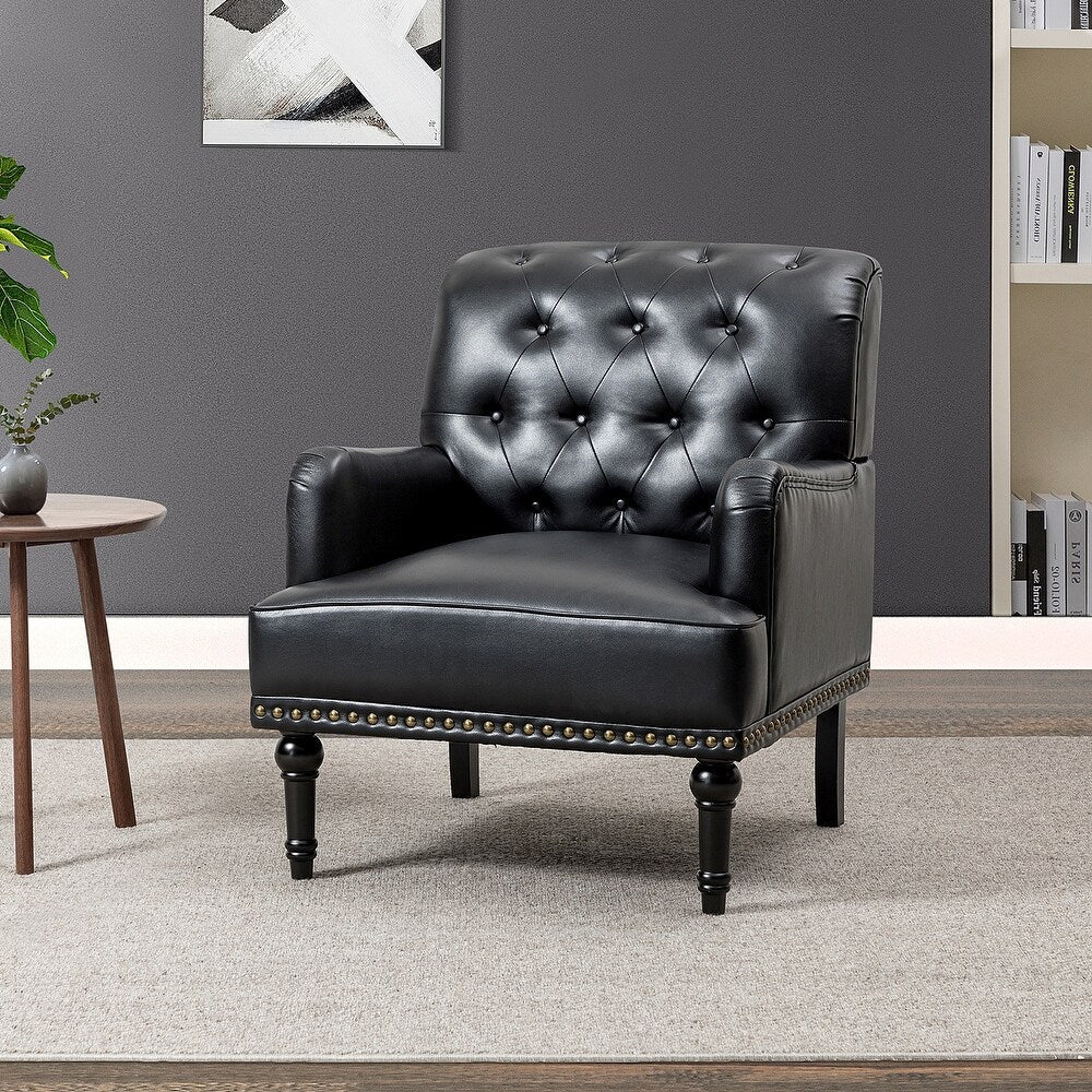 Clément 28" Wide Contemporary Upholstered Accent Barrel Chair with Black Base