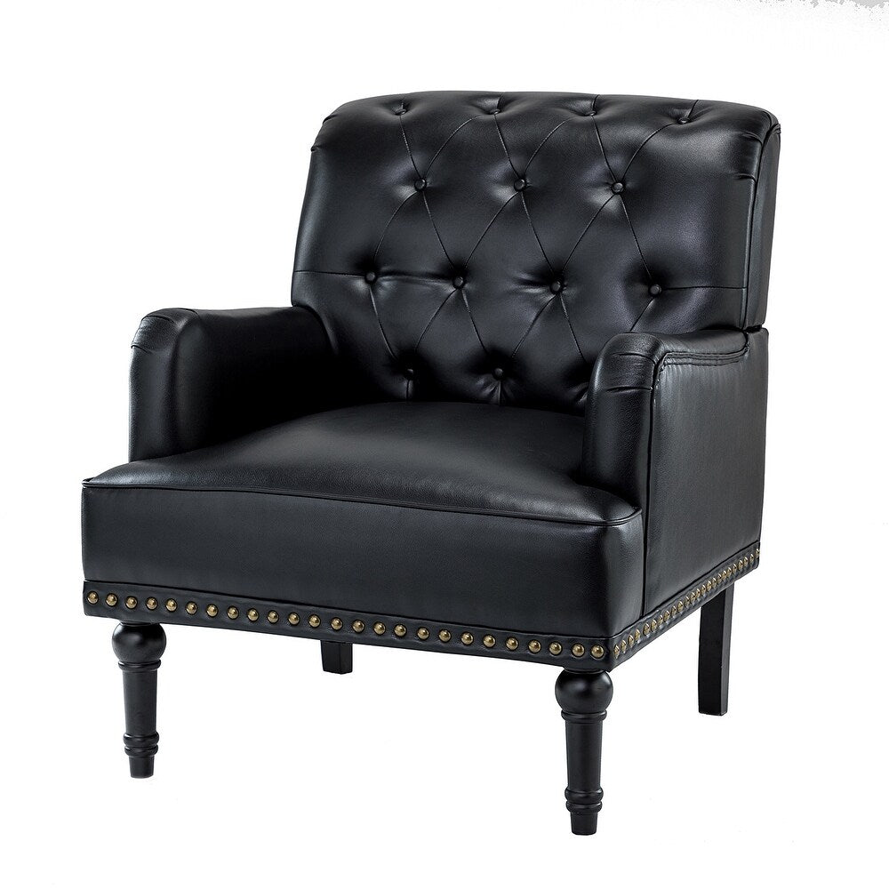 Clément 28" Wide Contemporary Upholstered Accent Barrel Chair with Black Base