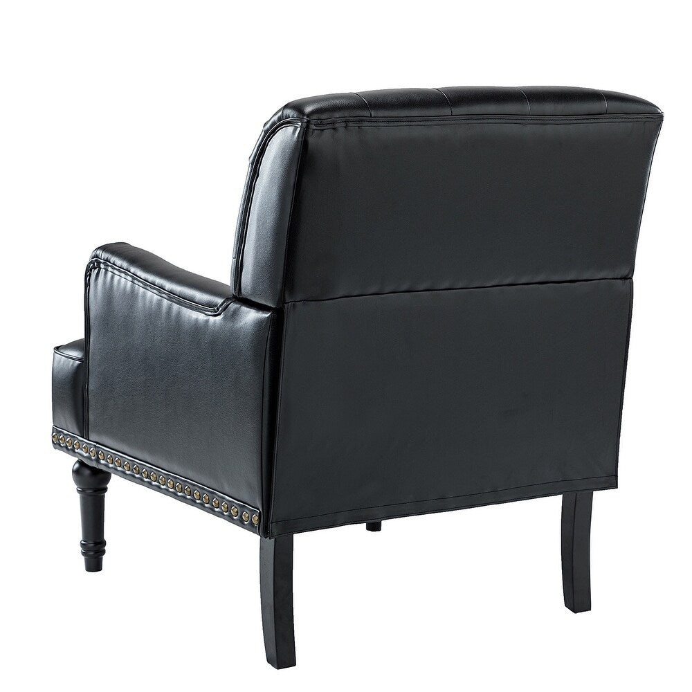 Clément 28" Wide Contemporary Upholstered Accent Barrel Chair with Black Base