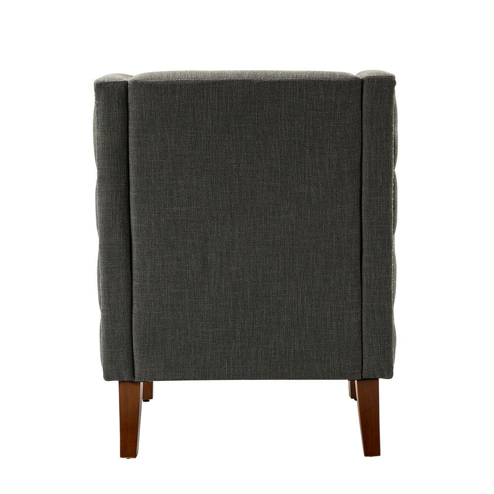 Gerald Classic Polyester Wingback Chair With Button-Tufted Body Set Of 2