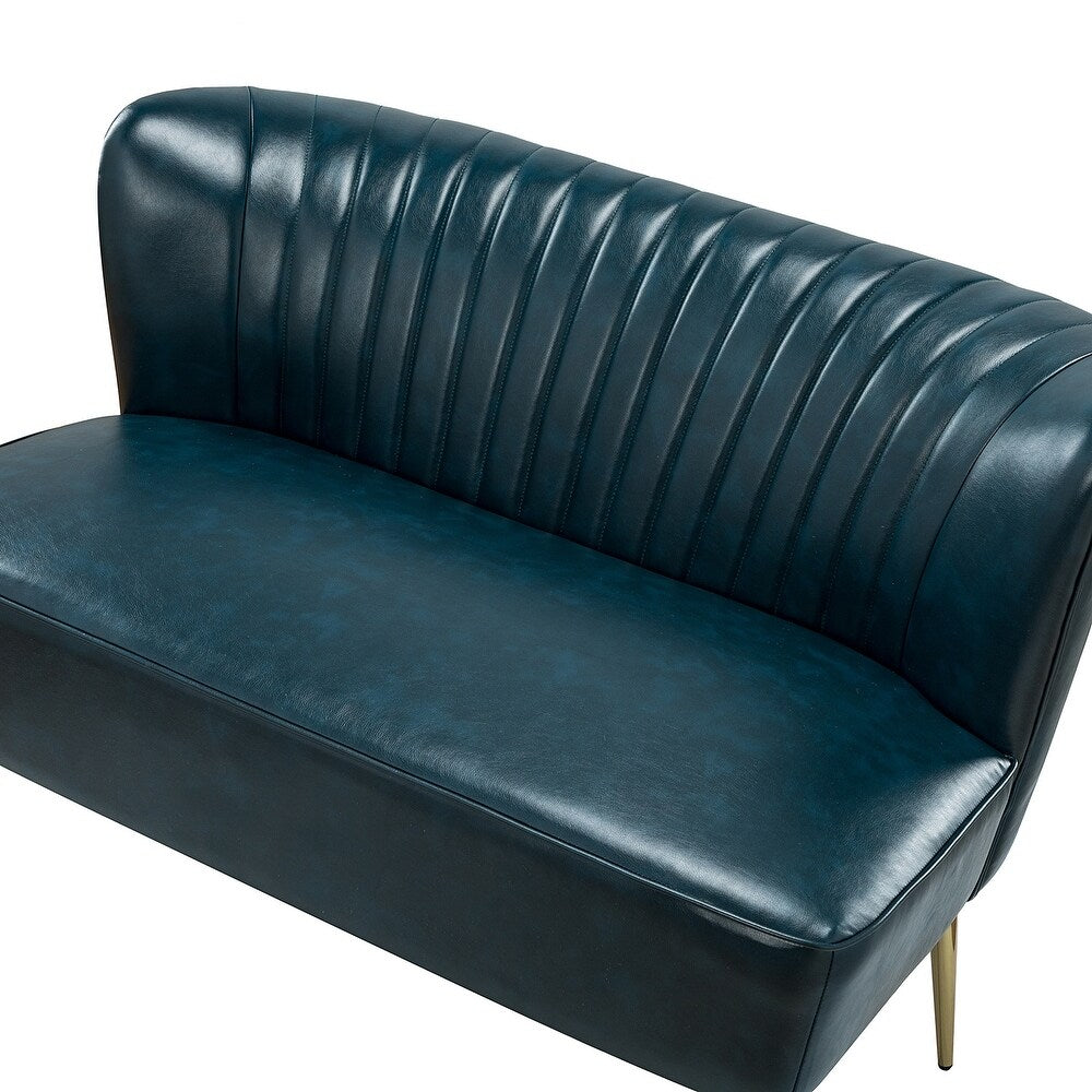 Delicia 47"in.Loveseat with Metal Legs