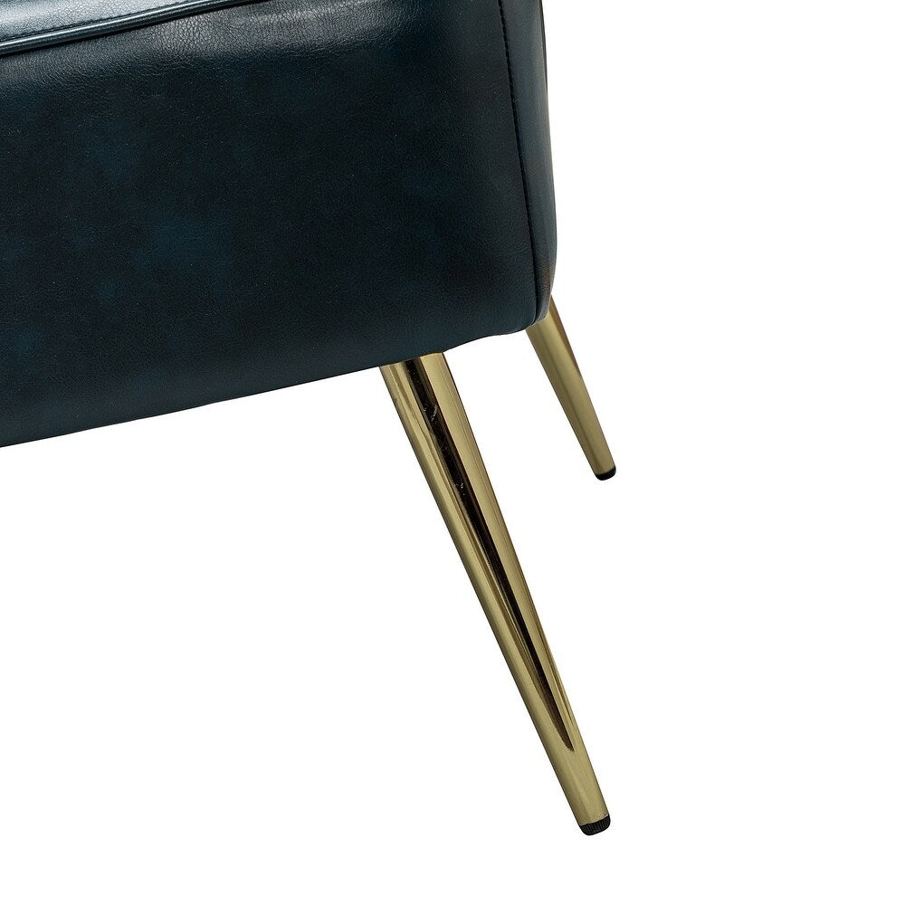 Delicia 47"in.Loveseat with Metal Legs