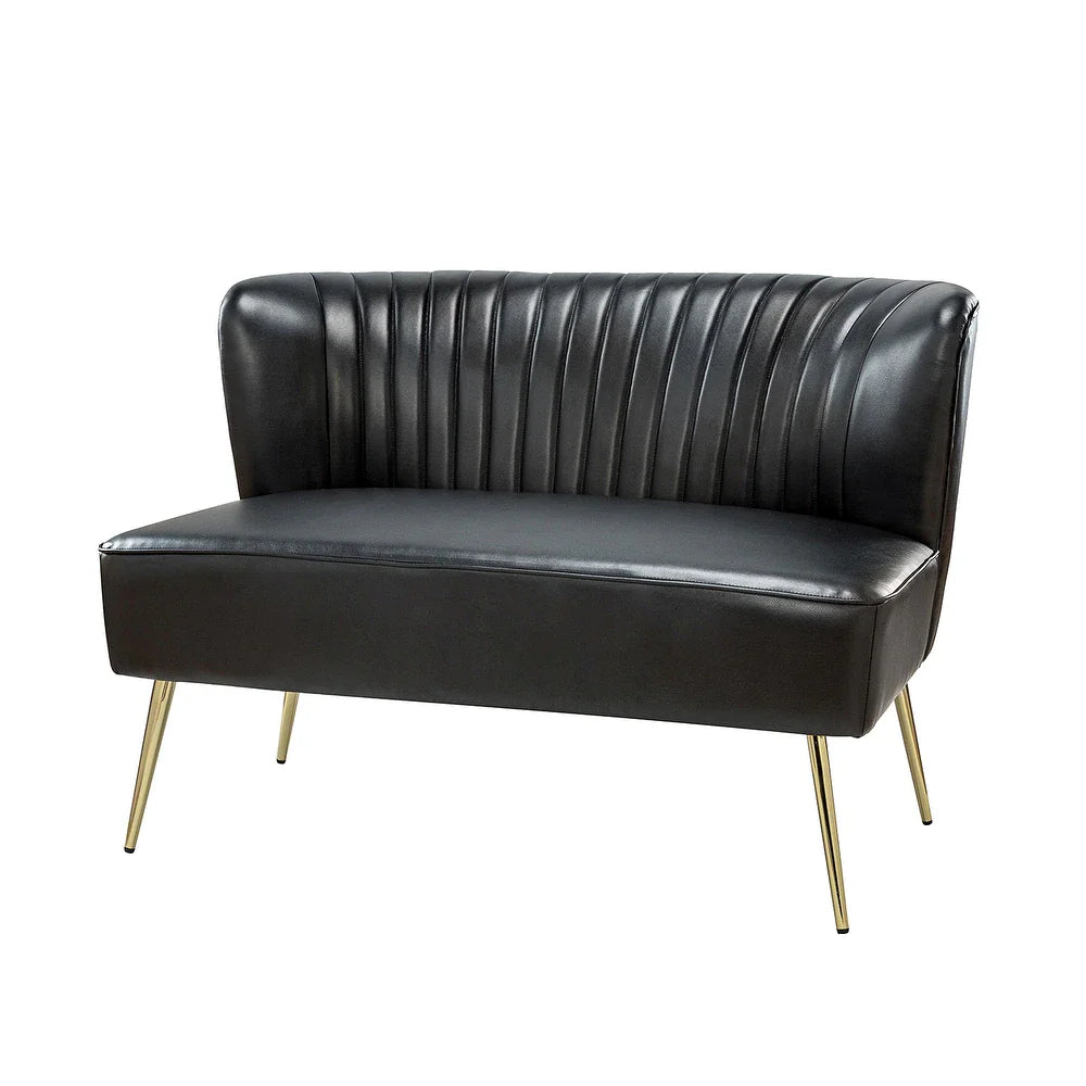 Delicia 47"in.Loveseat with Metal Legs