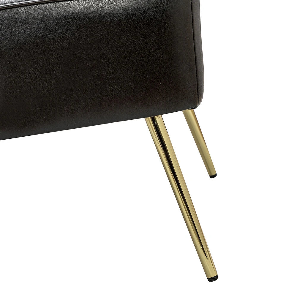 Delicia 47"in.Loveseat with Metal Legs