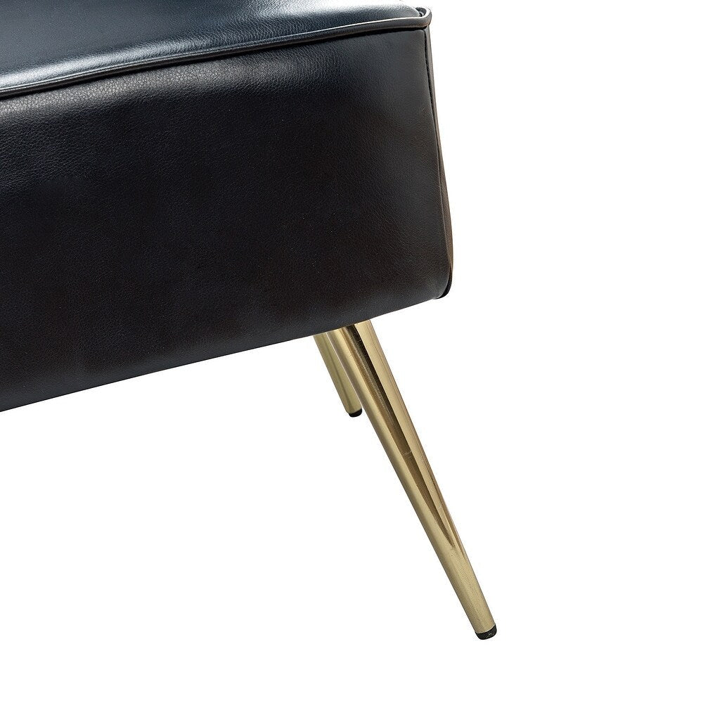 Delicia 47"in.Loveseat with Metal Legs