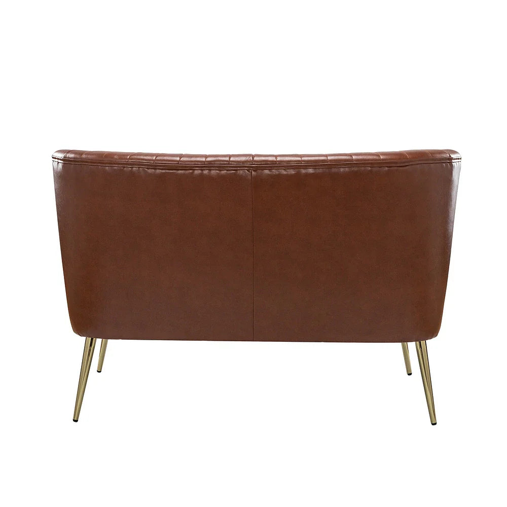 Delicia 47"in.Loveseat with Metal Legs