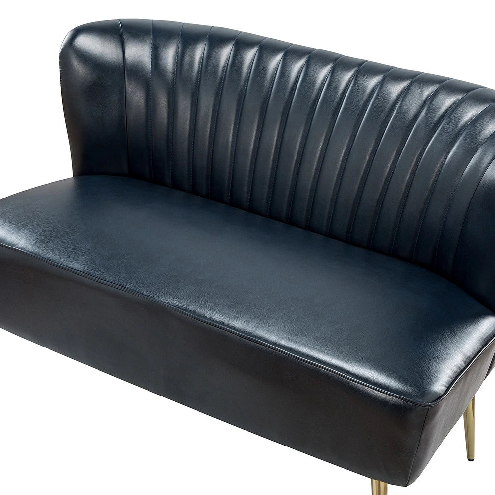 Delicia 47"in.Loveseat with Metal Legs