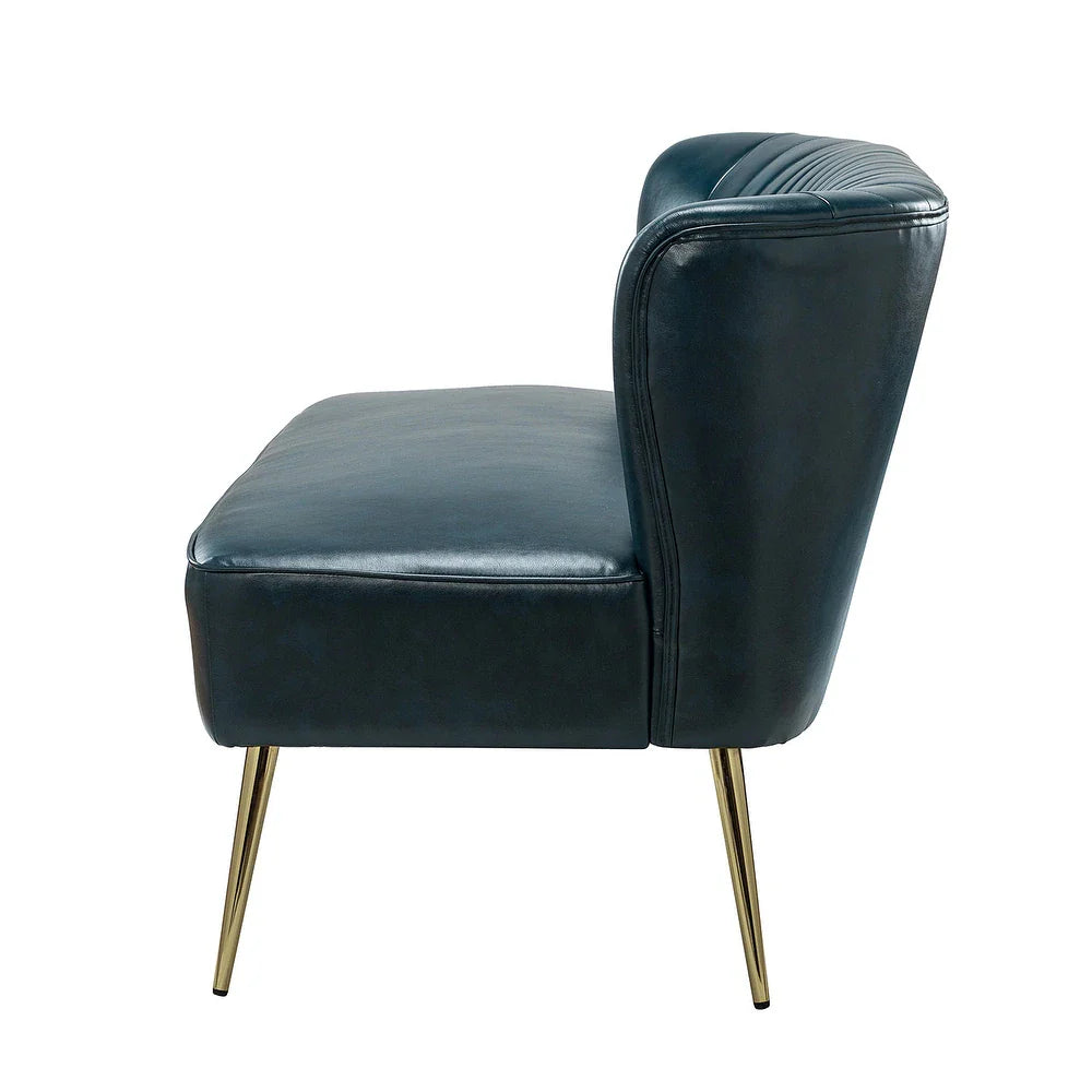 Delicia 47"in.Loveseat with Metal Legs