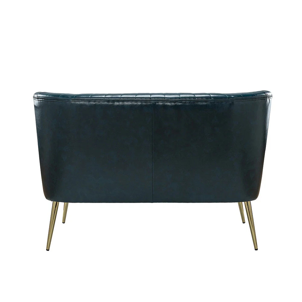 Delicia 47"in.Loveseat with Metal Legs
