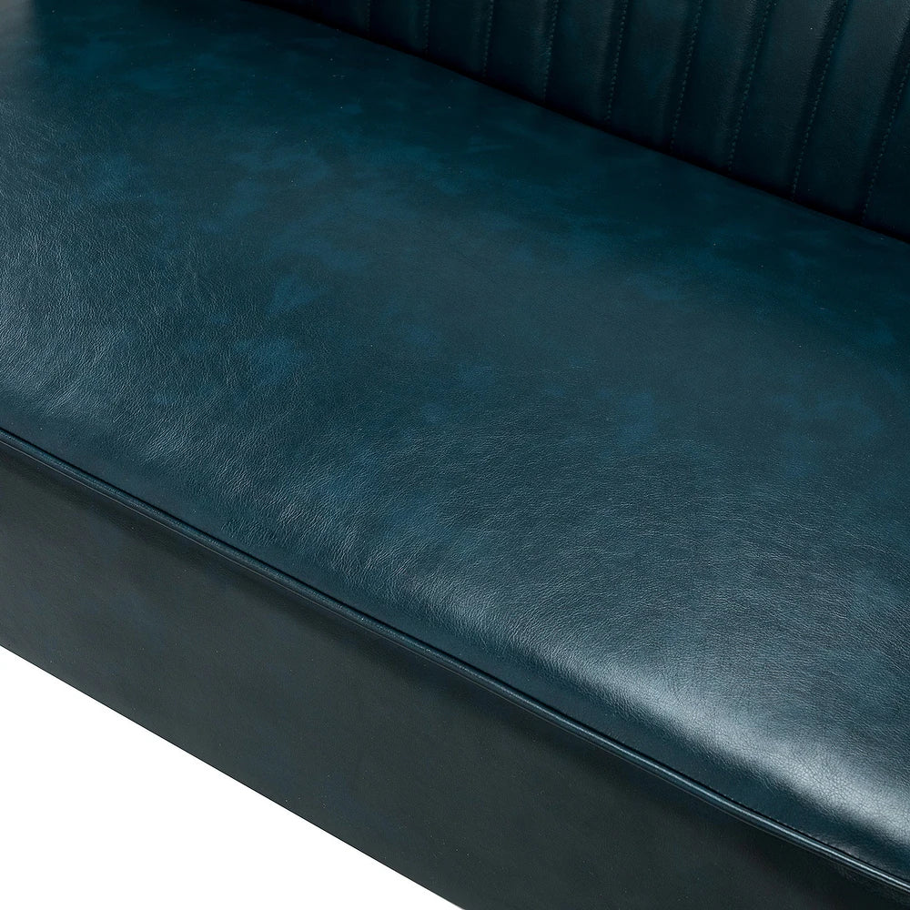 Delicia 47"in.Loveseat with Metal Legs