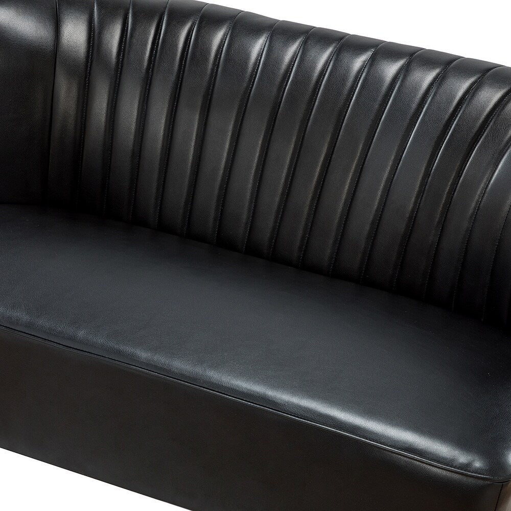 Delicia 47"in.Loveseat with Metal Legs