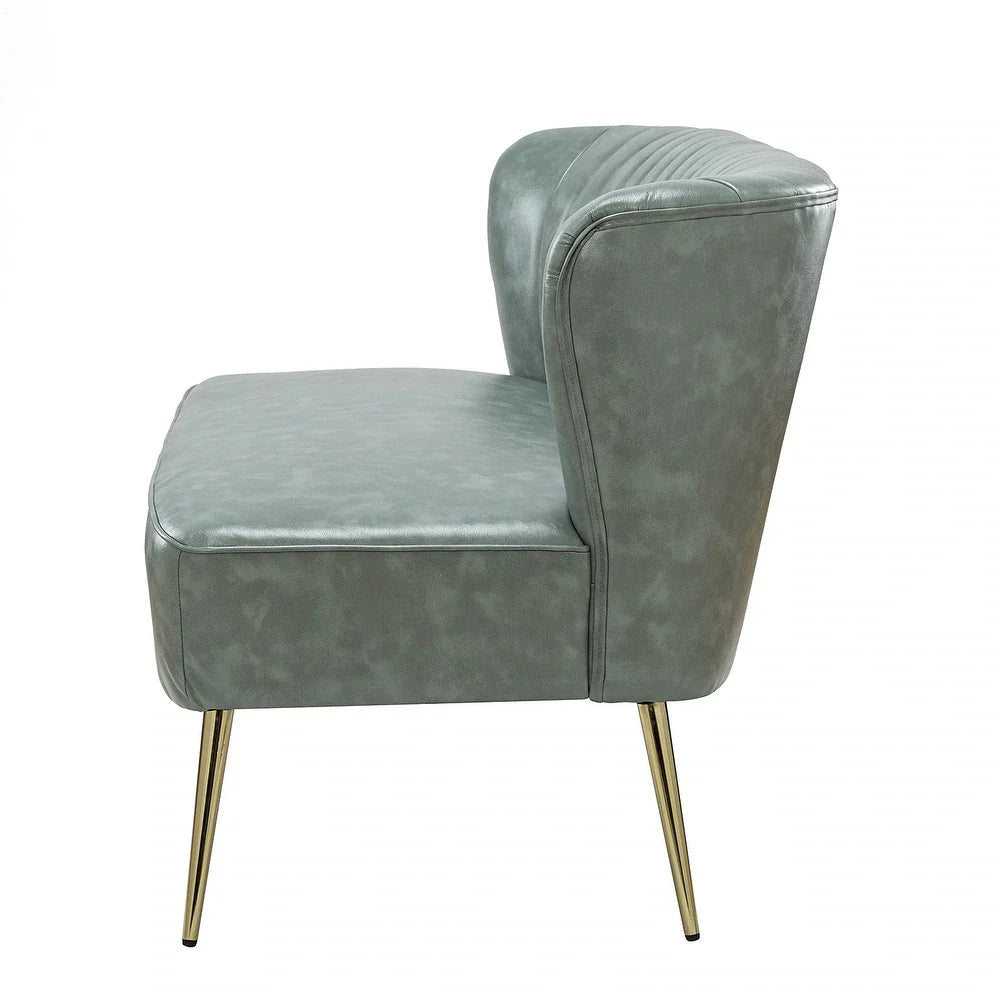 Delicia 47"in.Loveseat with Metal Legs
