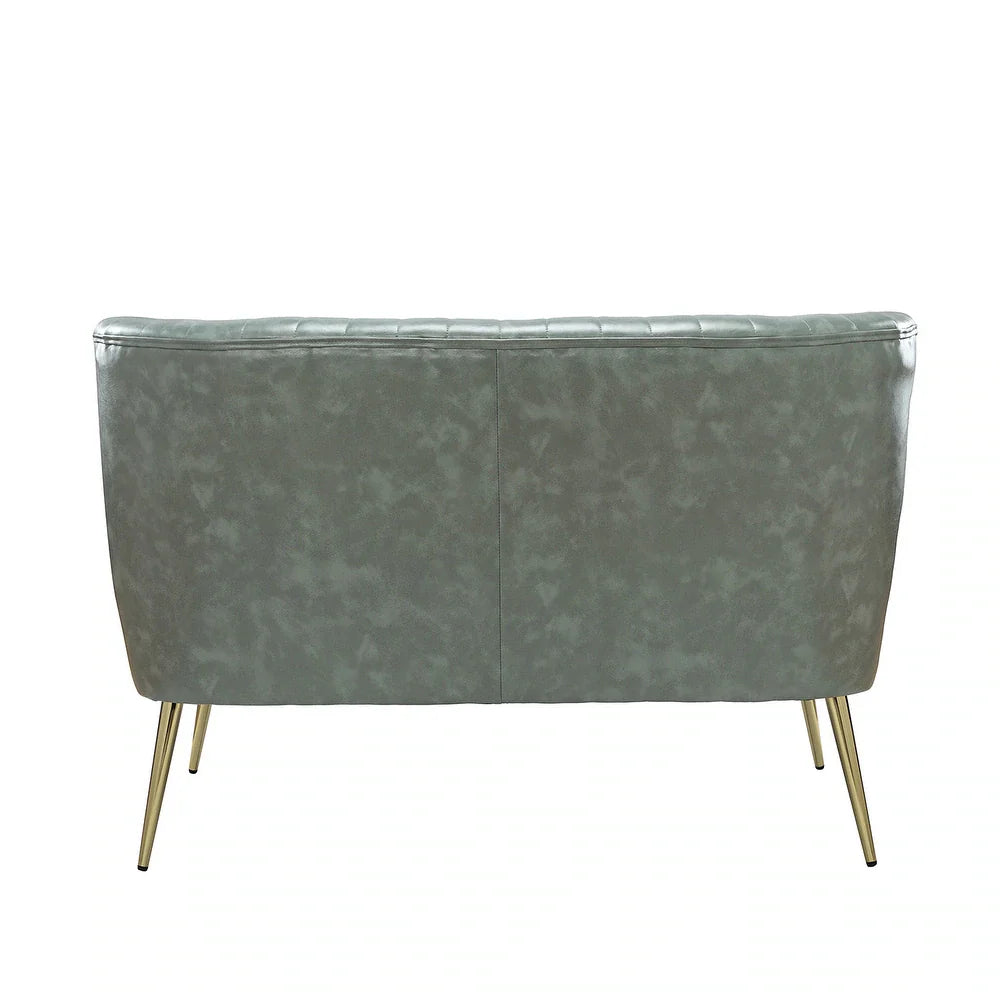 Delicia 47"in.Loveseat with Metal Legs