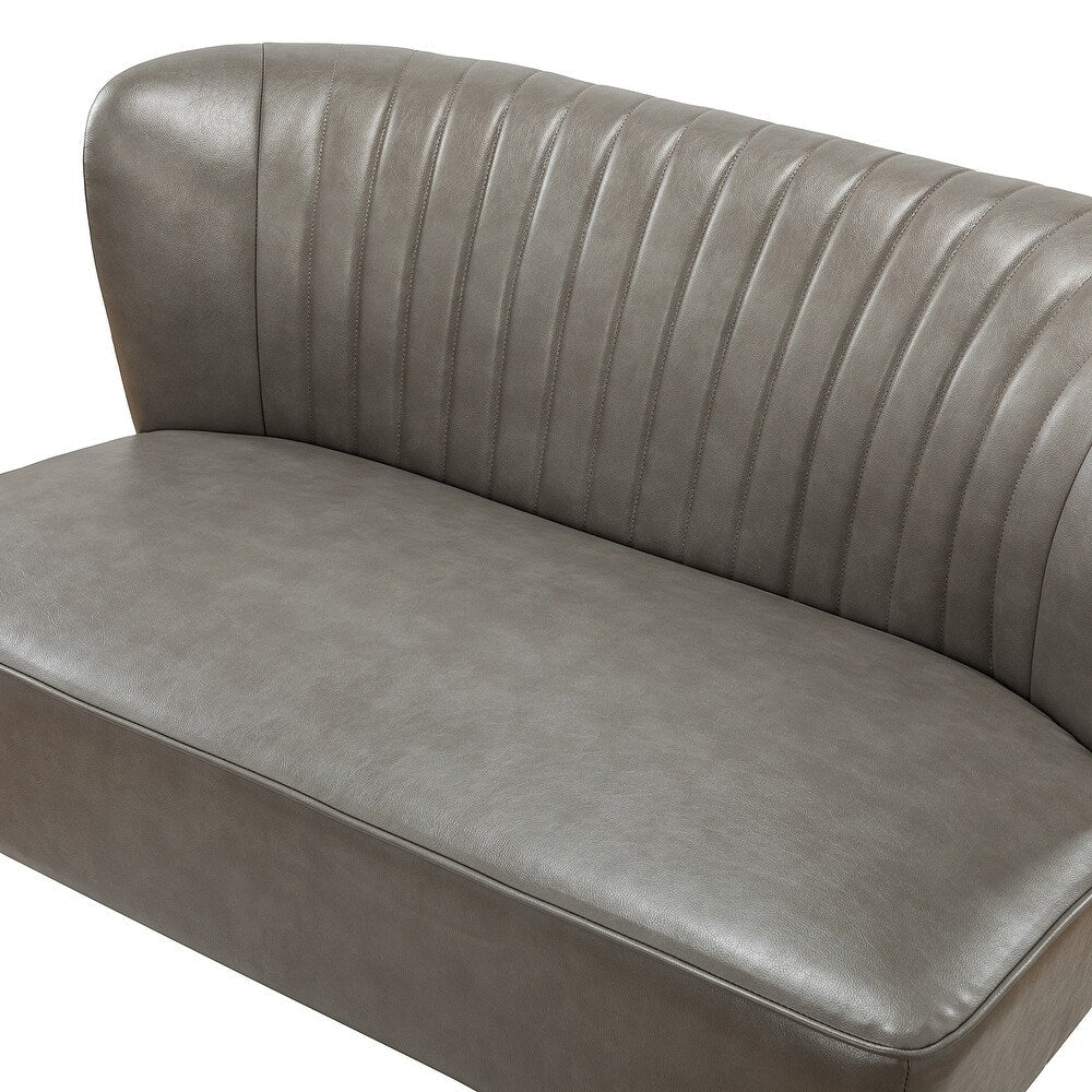 Delicia 47"in.Loveseat with Metal Legs