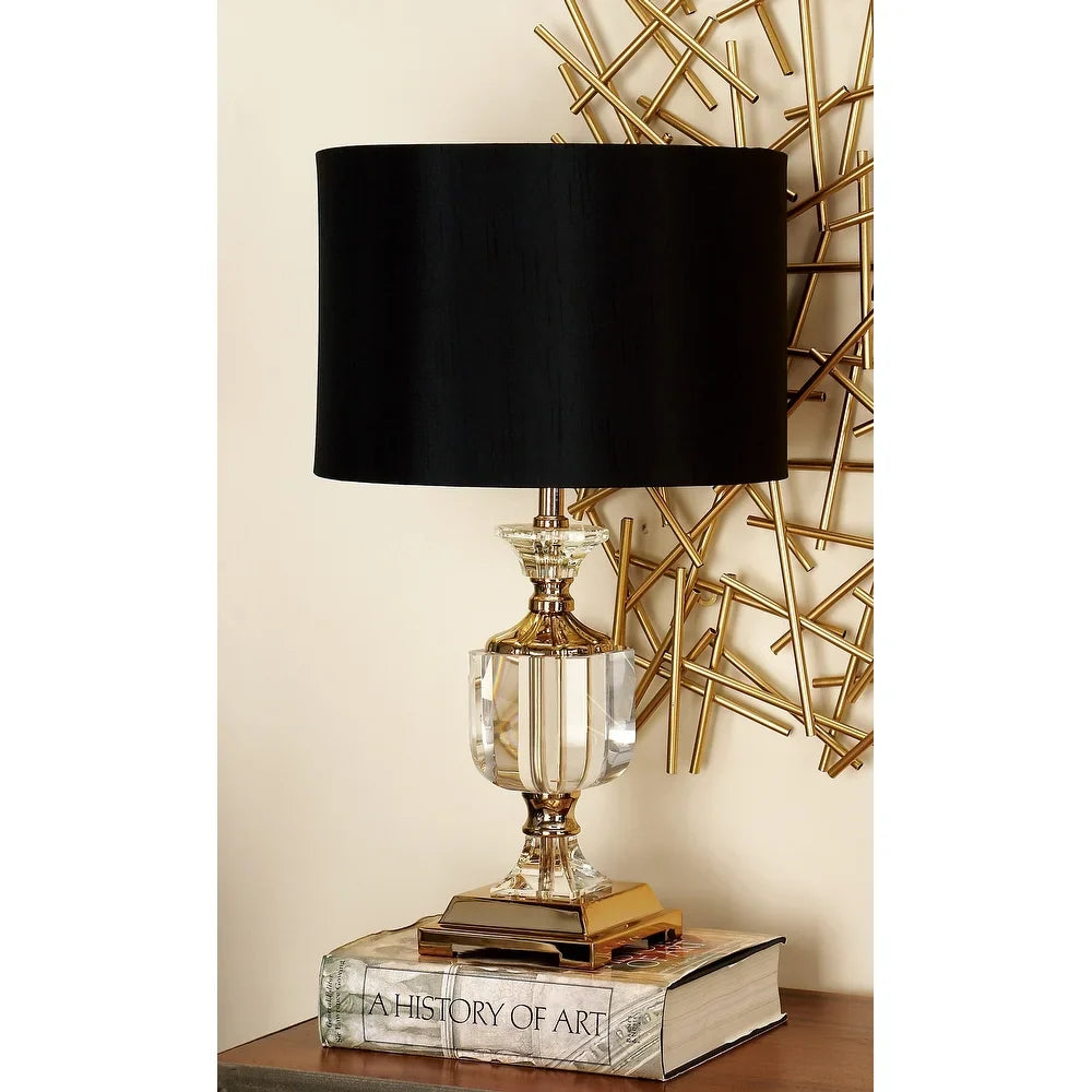 Gold Crystal Glam Table Lamp 24 x 14 x 14