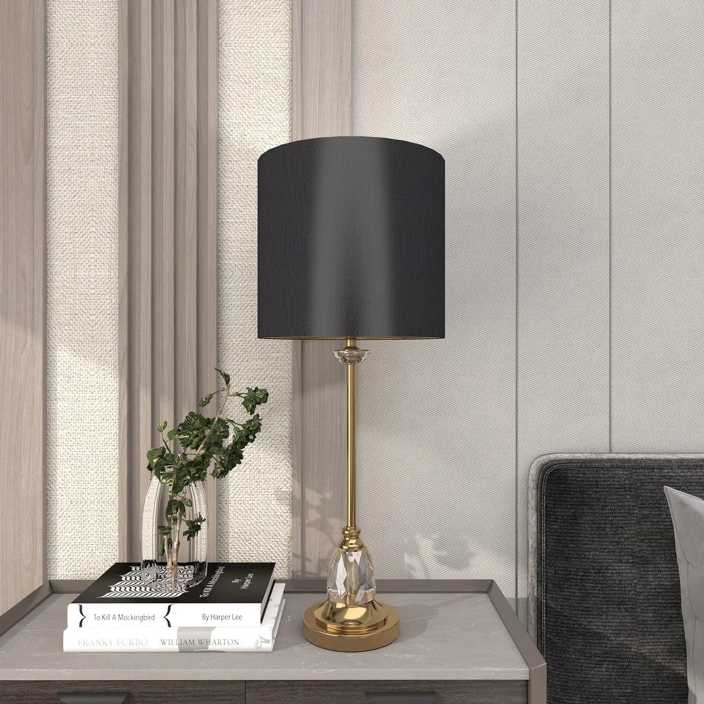 Gold Crystal Glam Table Lamp 24 x 14 x 14