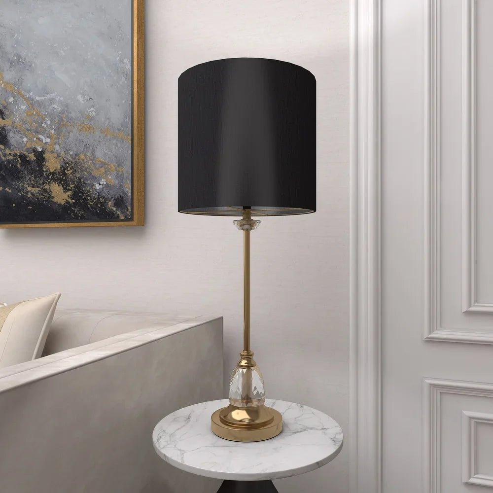 Gold Crystal Glam Table Lamp 24 x 14 x 14