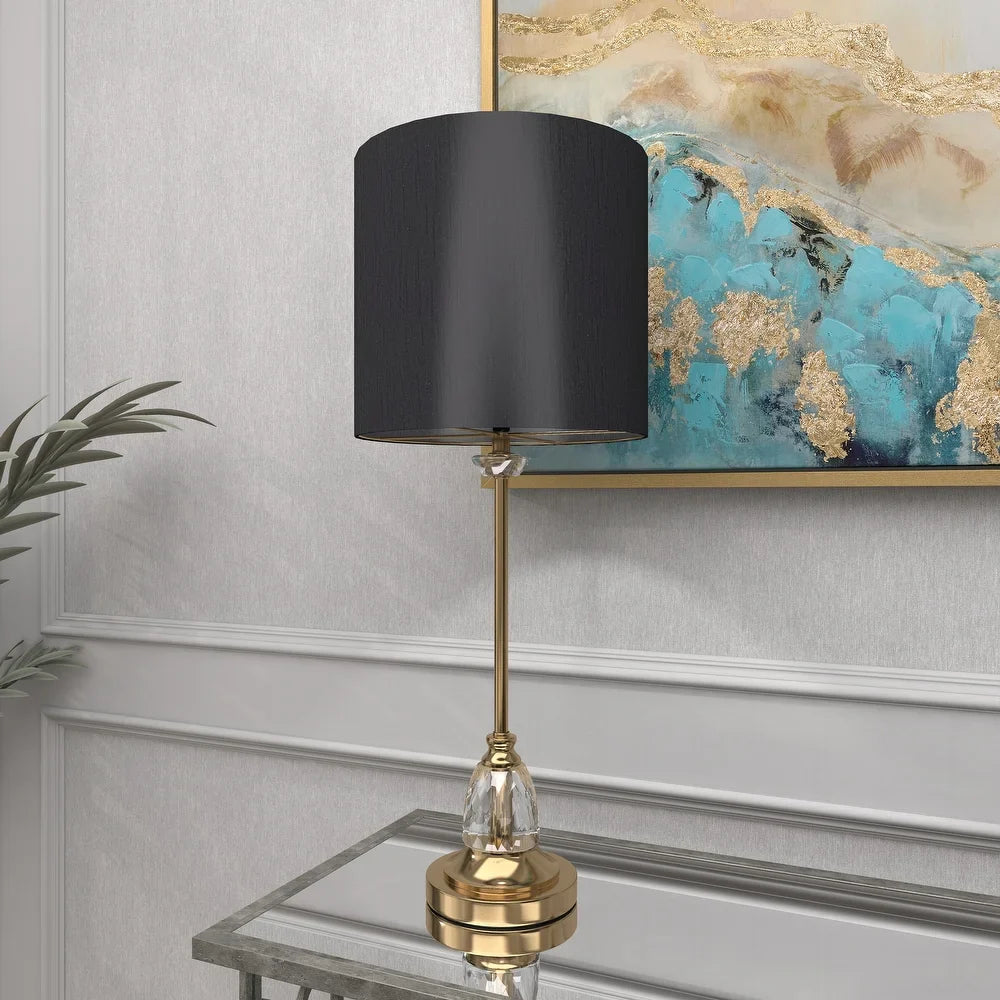 Gold Crystal Glam Table Lamp 24 x 14 x 14
