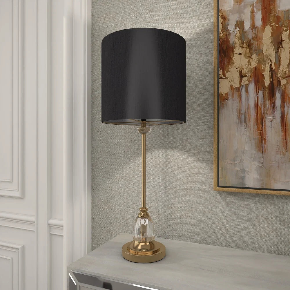 Gold Crystal Glam Table Lamp 24 x 14 x 14