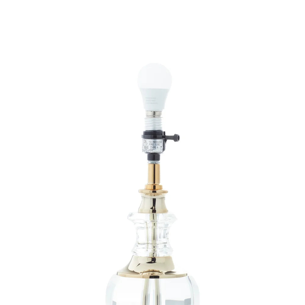 Gold Crystal Glam Table Lamp 24 x 14 x 14