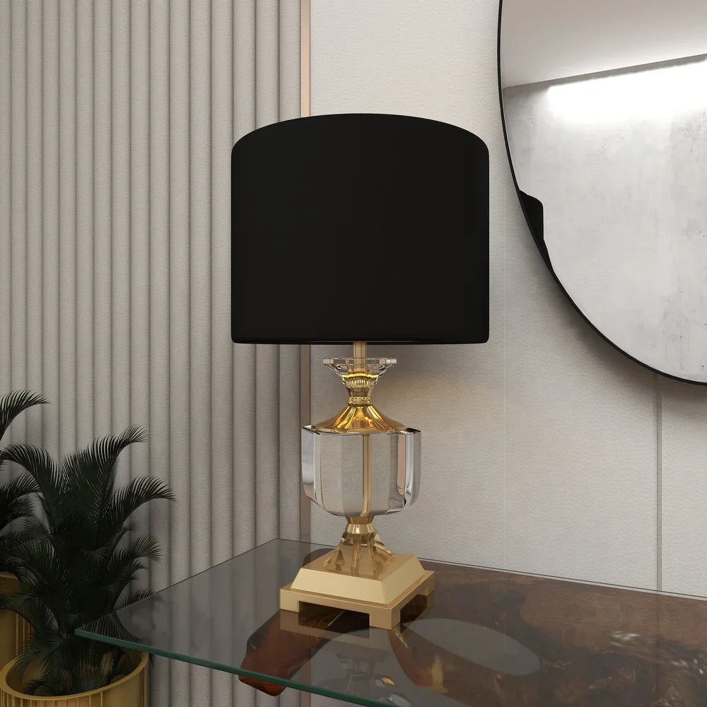 Gold Crystal Glam Table Lamp 24 x 14 x 14