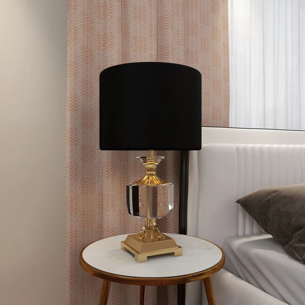 Gold Crystal Glam Table Lamp 24 x 14 x 14