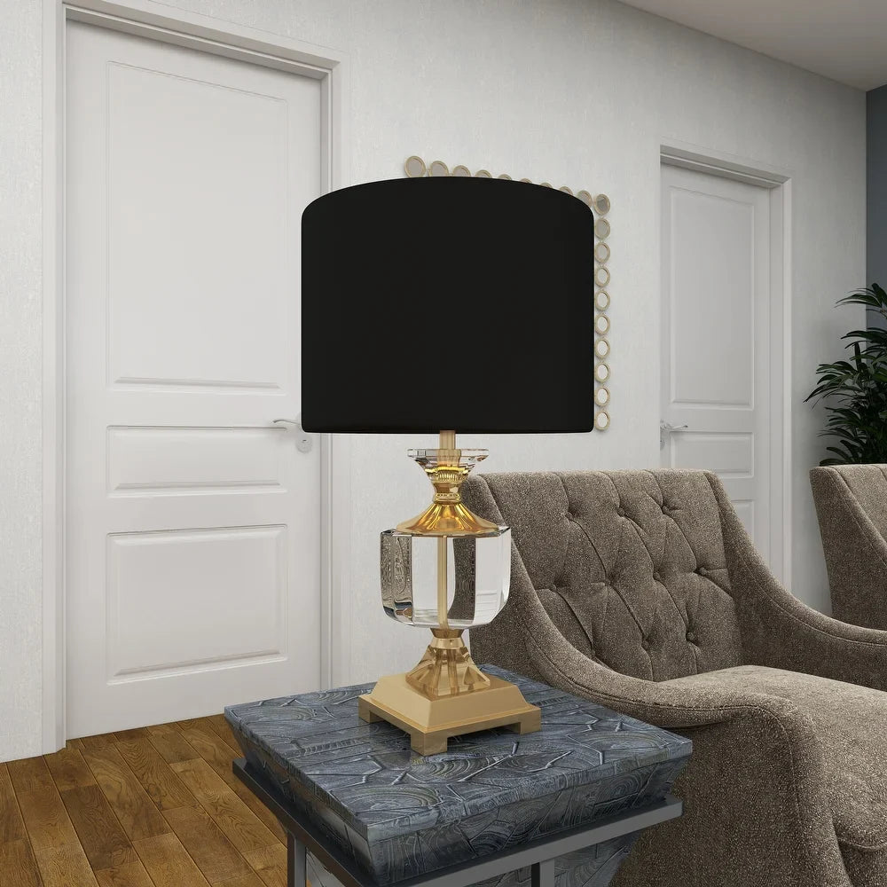 Gold Crystal Glam Table Lamp 24 x 14 x 14