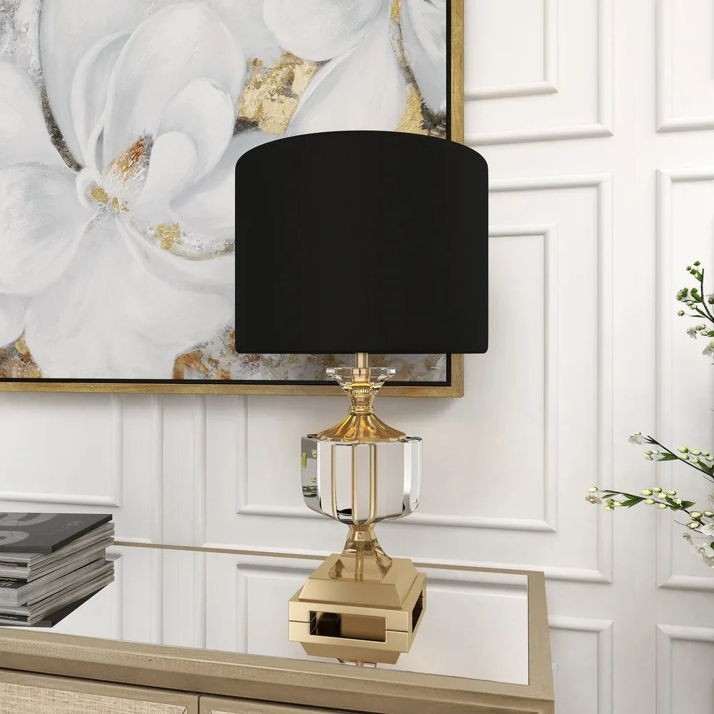 Gold Crystal Glam Table Lamp 24 x 14 x 14