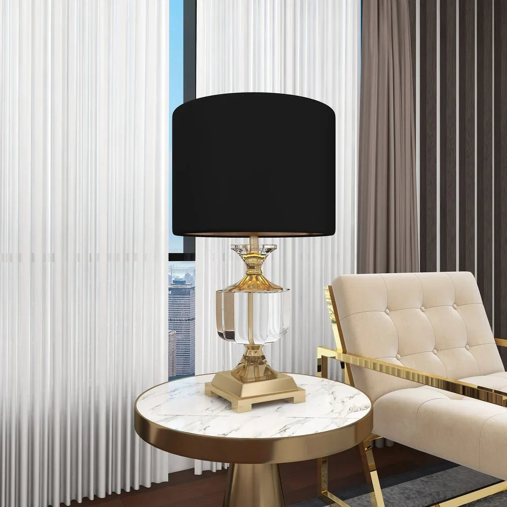Gold Crystal Glam Table Lamp 24 x 14 x 14