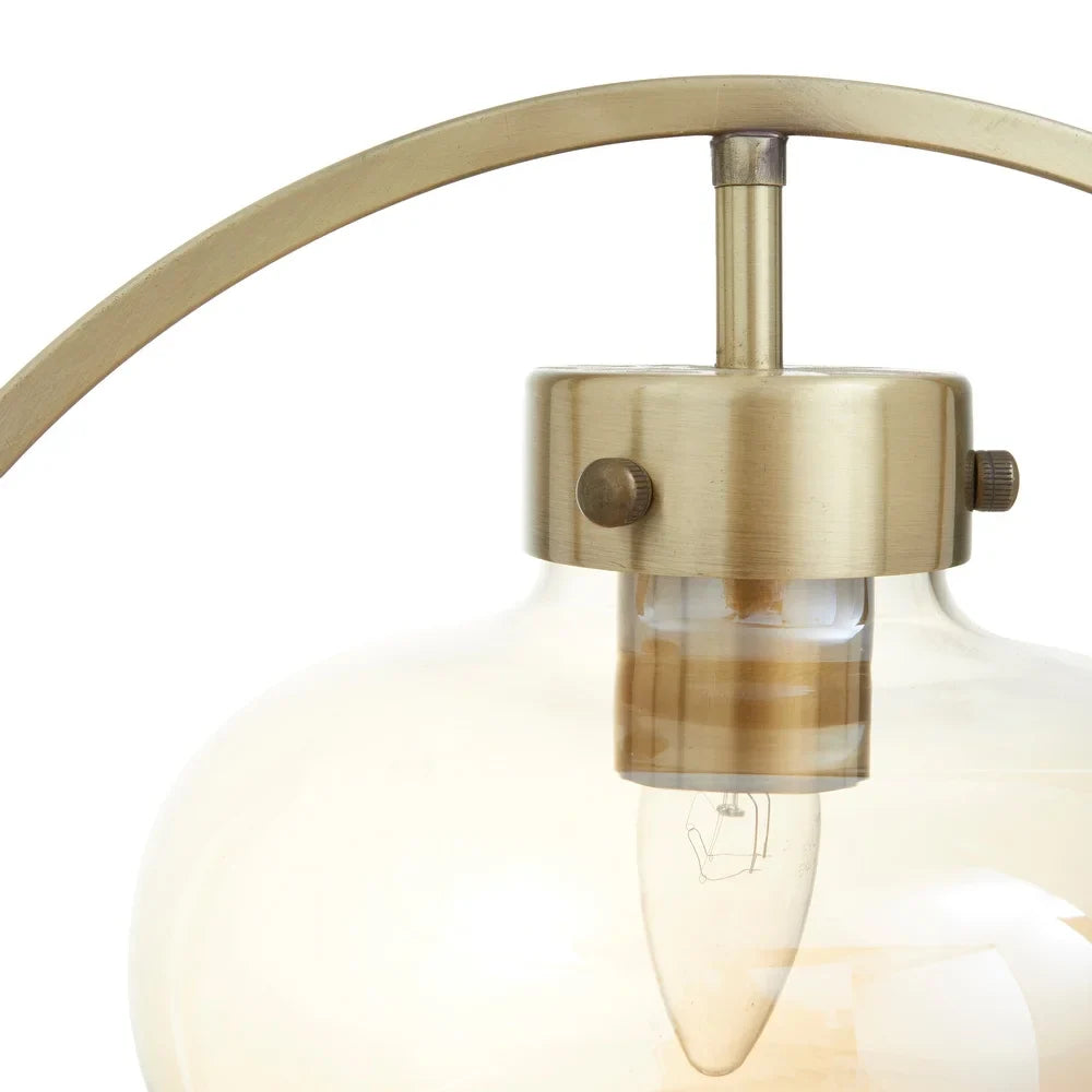 Gold Metal Contemporary Accent lamps 15 x 14 x 8 - 14 x 8 x 15