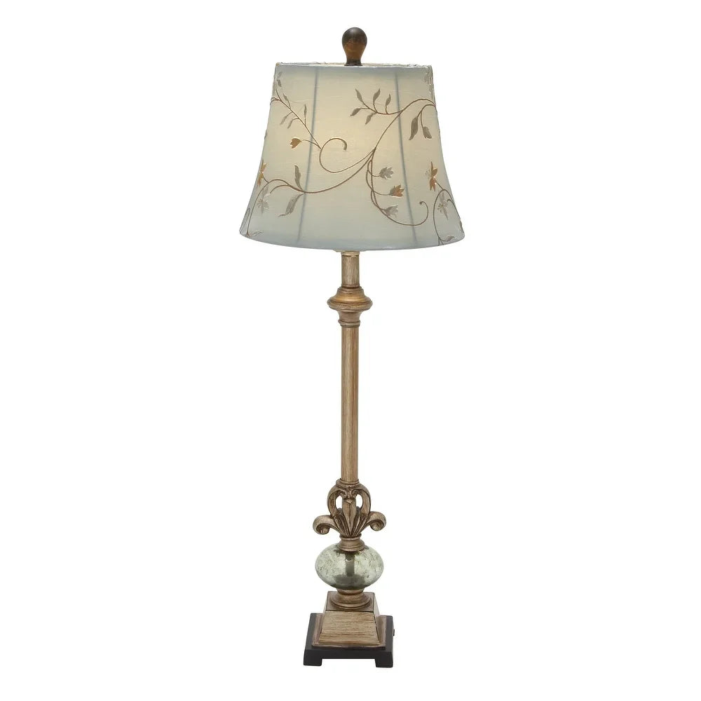 Gold Polystone Tuscan Buffet Lamp 32 x 12 x 12 - 12 x 32