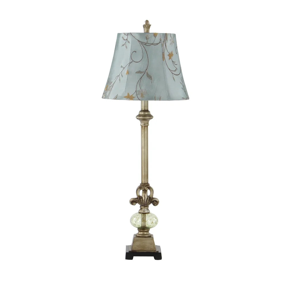 Gold Polystone Tuscan Buffet Lamp 32 x 12 x 12 - 12 x 32