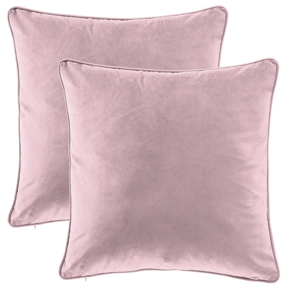 Gracewood Hollow Osmanagic Velvet Pillow Covers (Set of 2)