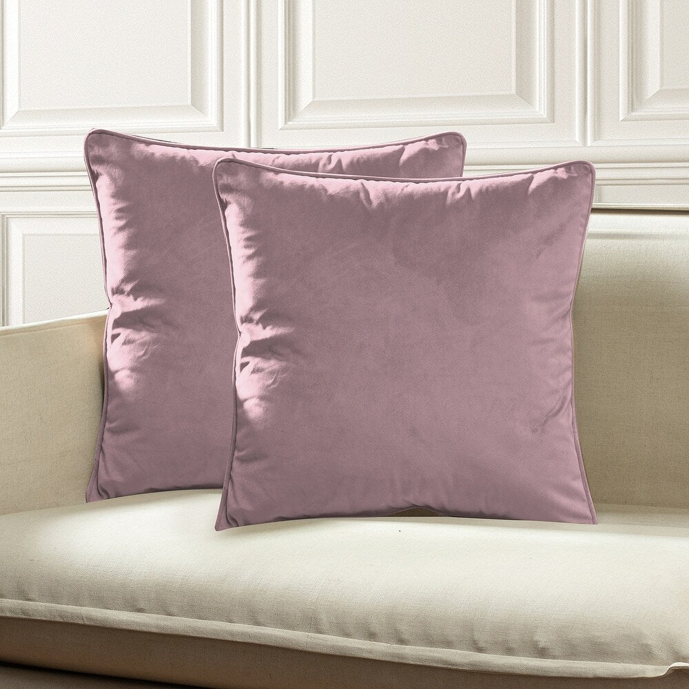 Gracewood Hollow Osmanagic Velvet Pillow Covers (Set of 2)