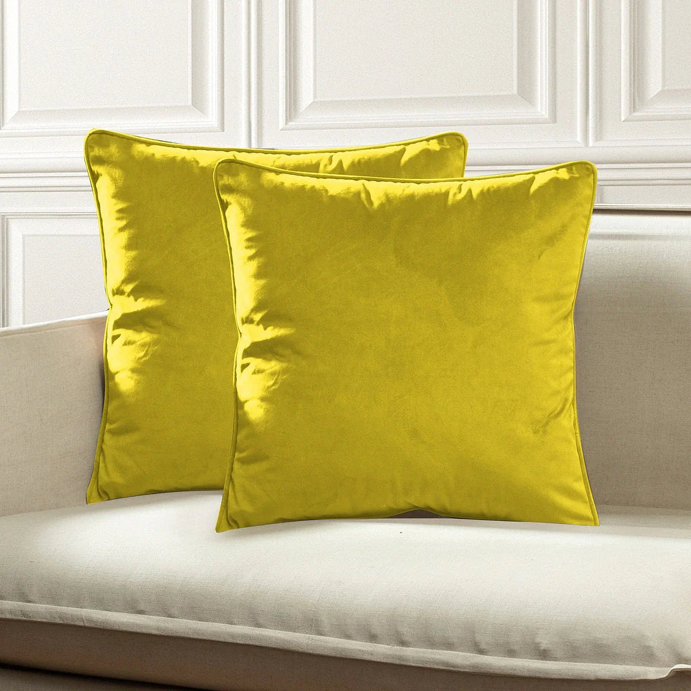 Gracewood Hollow Osmanagic Velvet Pillow Covers (Set of 2)