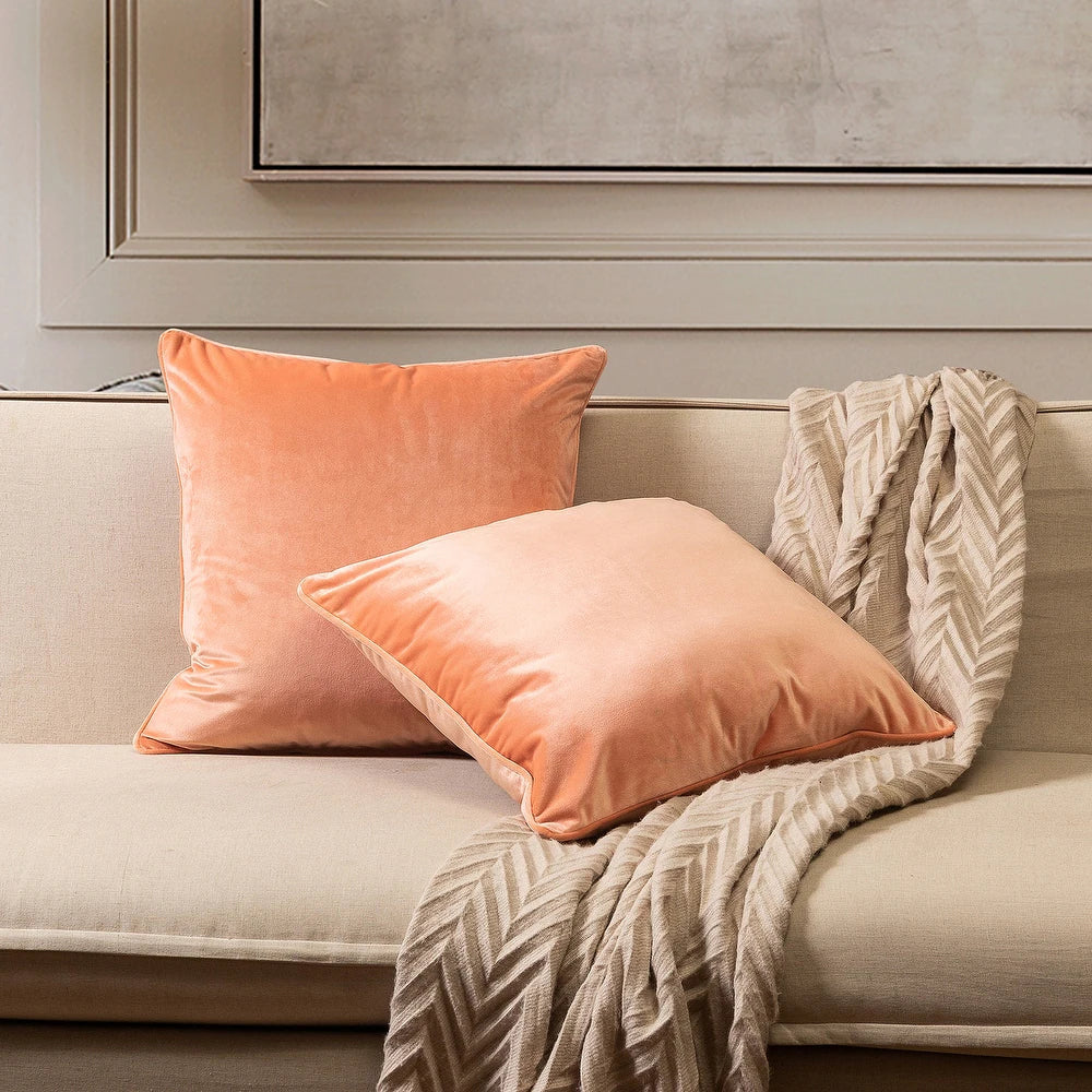 Gracewood Hollow Osmanagic Velvet Pillow Covers (Set of 2)