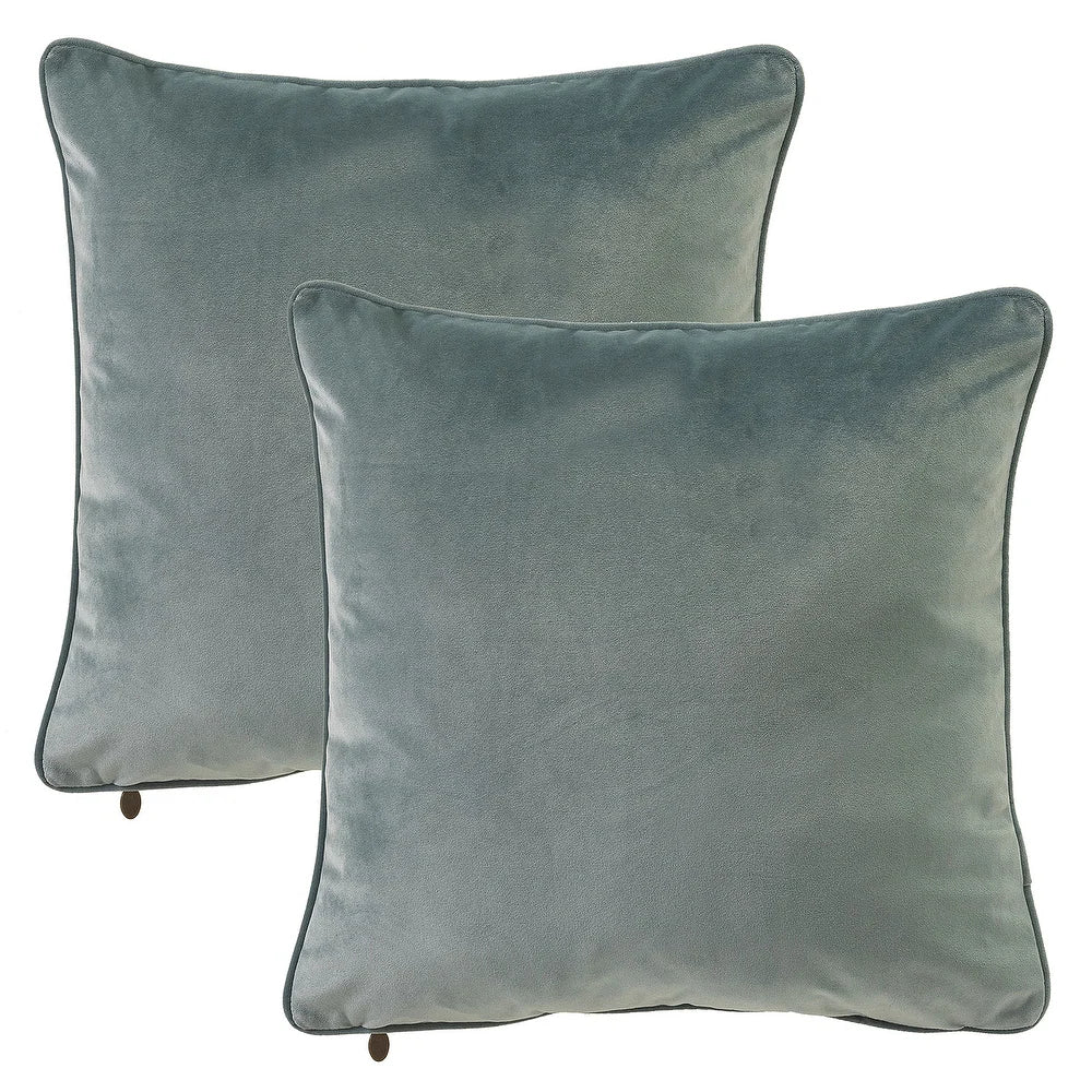 Gracewood Hollow Osmanagic Velvet Pillow Covers (Set of 2)