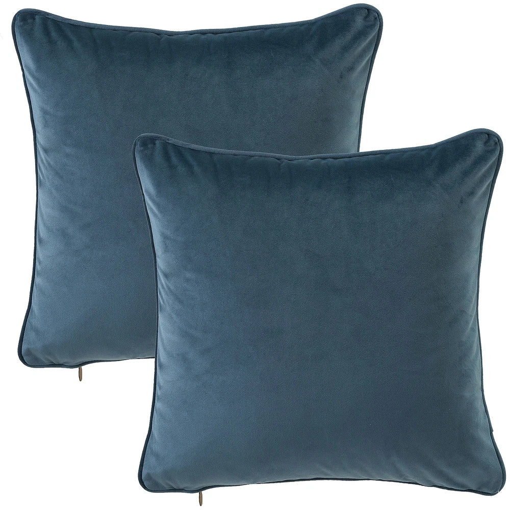 Gracewood Hollow Osmanagic Velvet Pillow Covers (Set of 2)