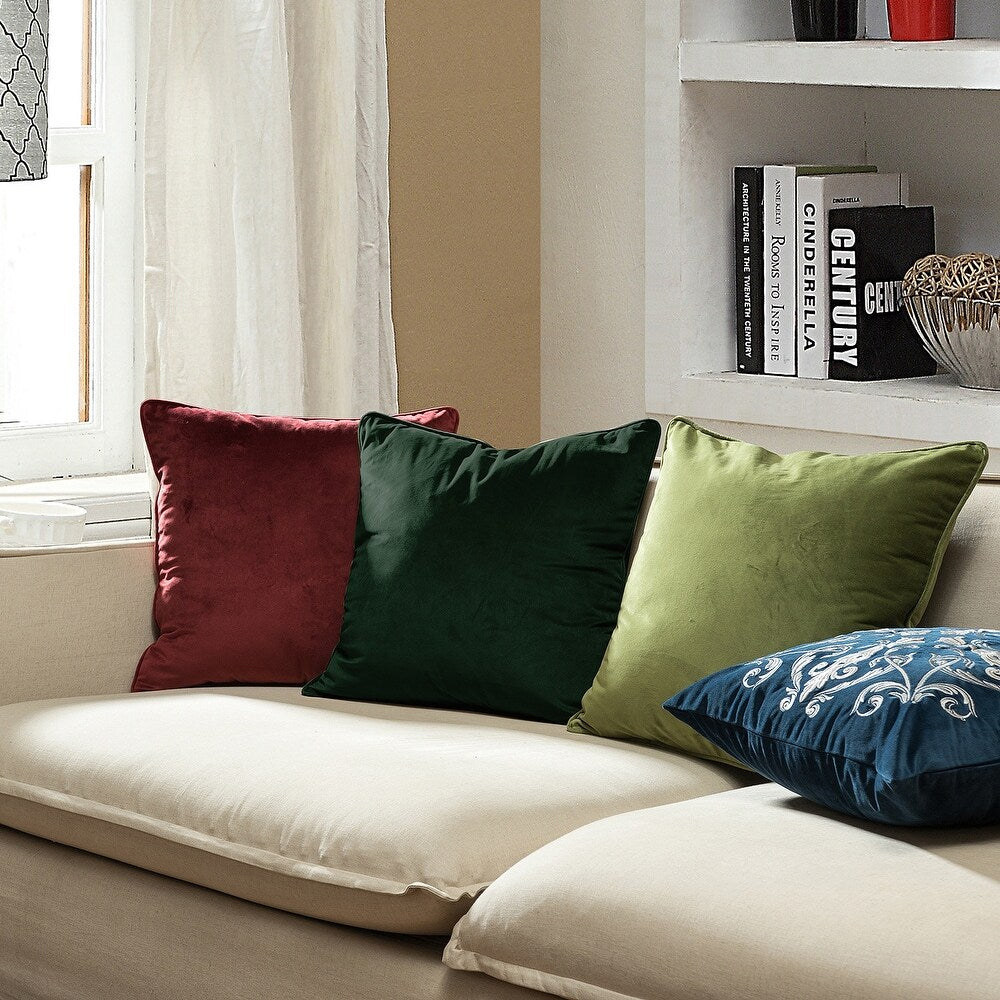 Gracewood Hollow Osmanagic Velvet Pillow Covers (Set of 2)