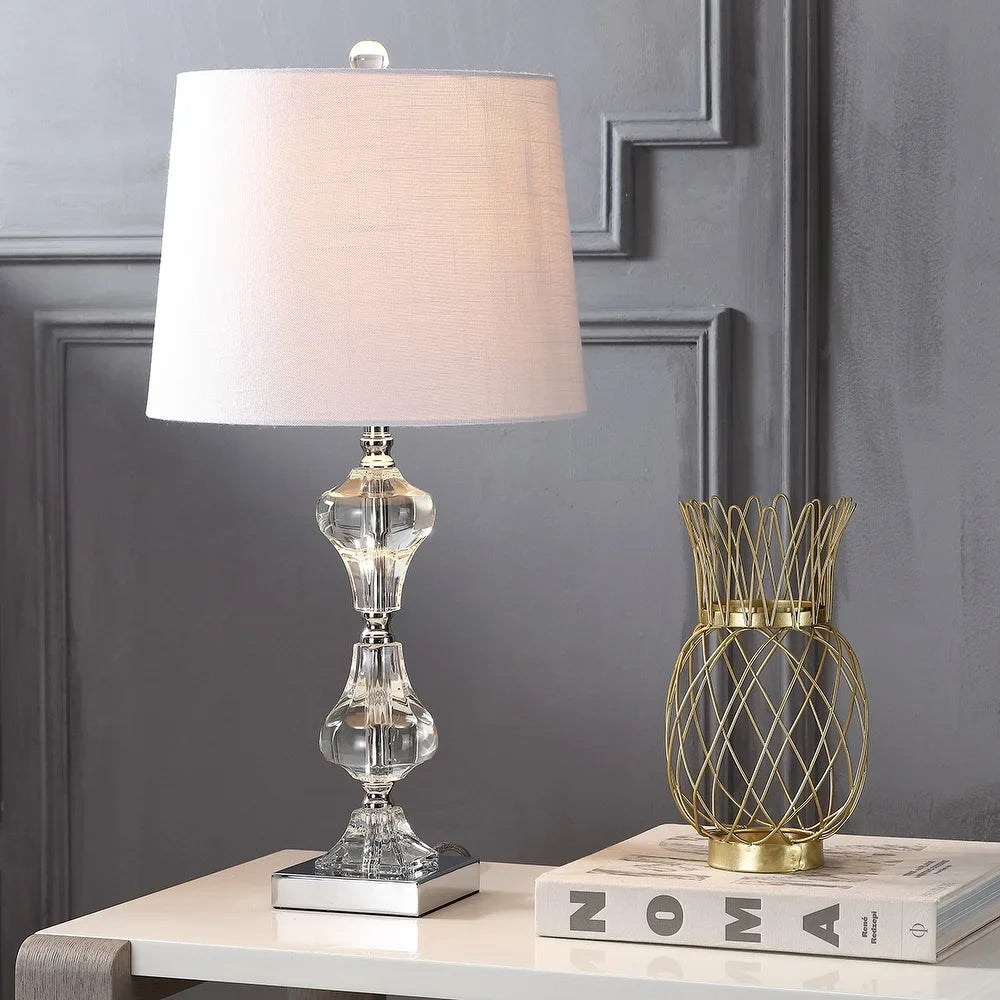 Graham 26" Crystal LED Table Lamp, Clear