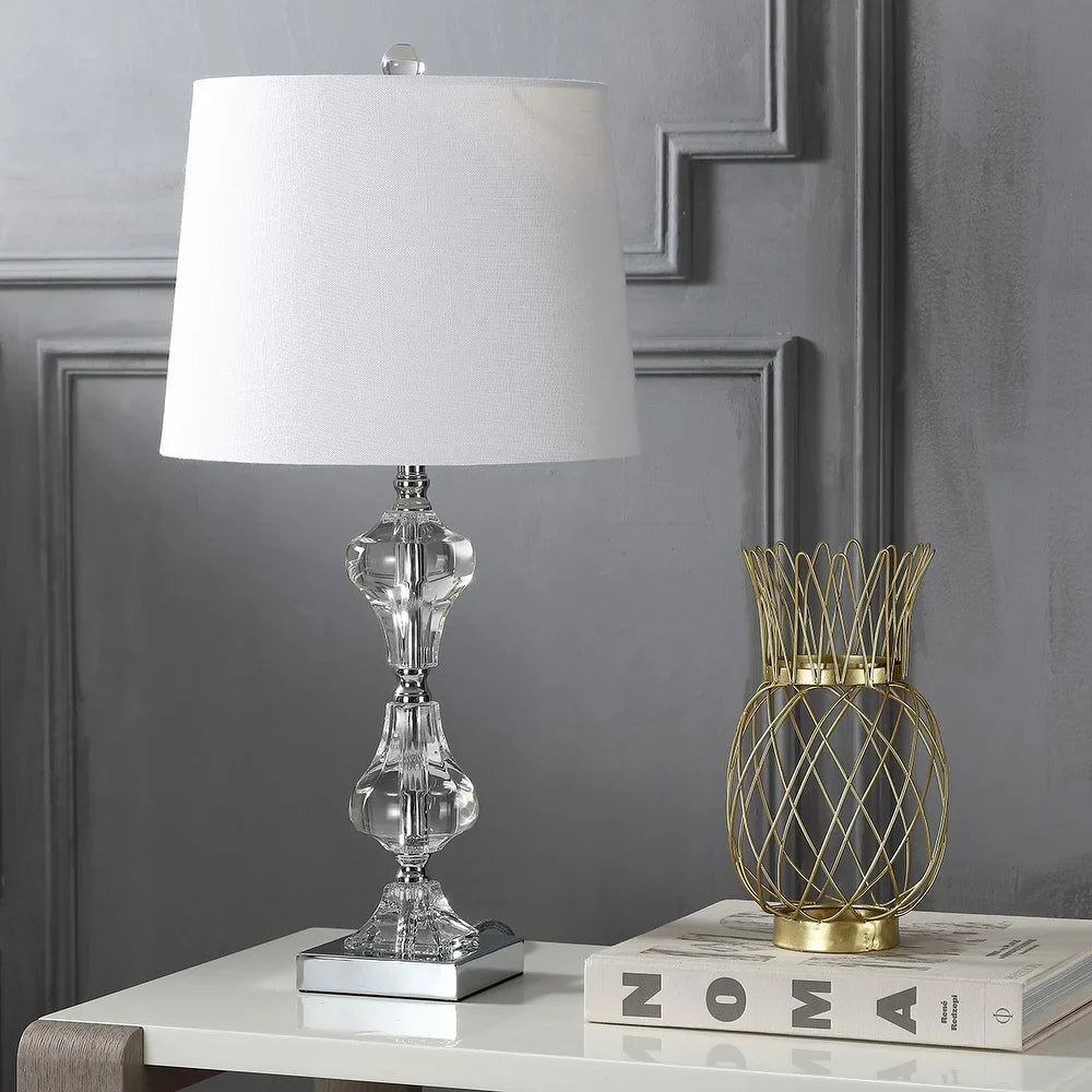 Graham 26" Crystal LED Table Lamp, Clear