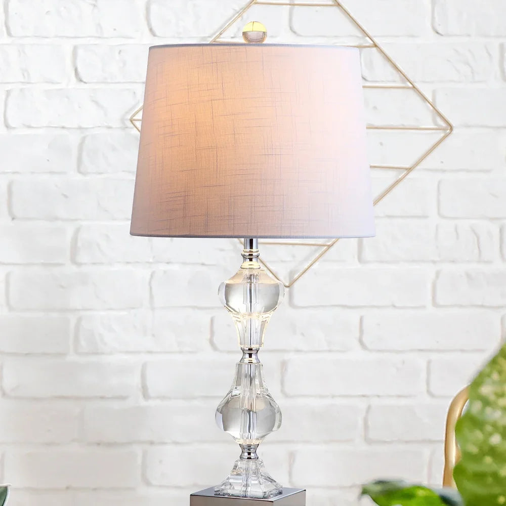 Graham 26" Crystal LED Table Lamp, Clear