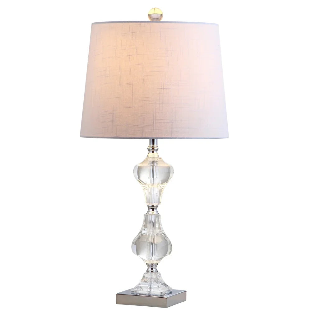 Graham 26" Crystal LED Table Lamp, Clear