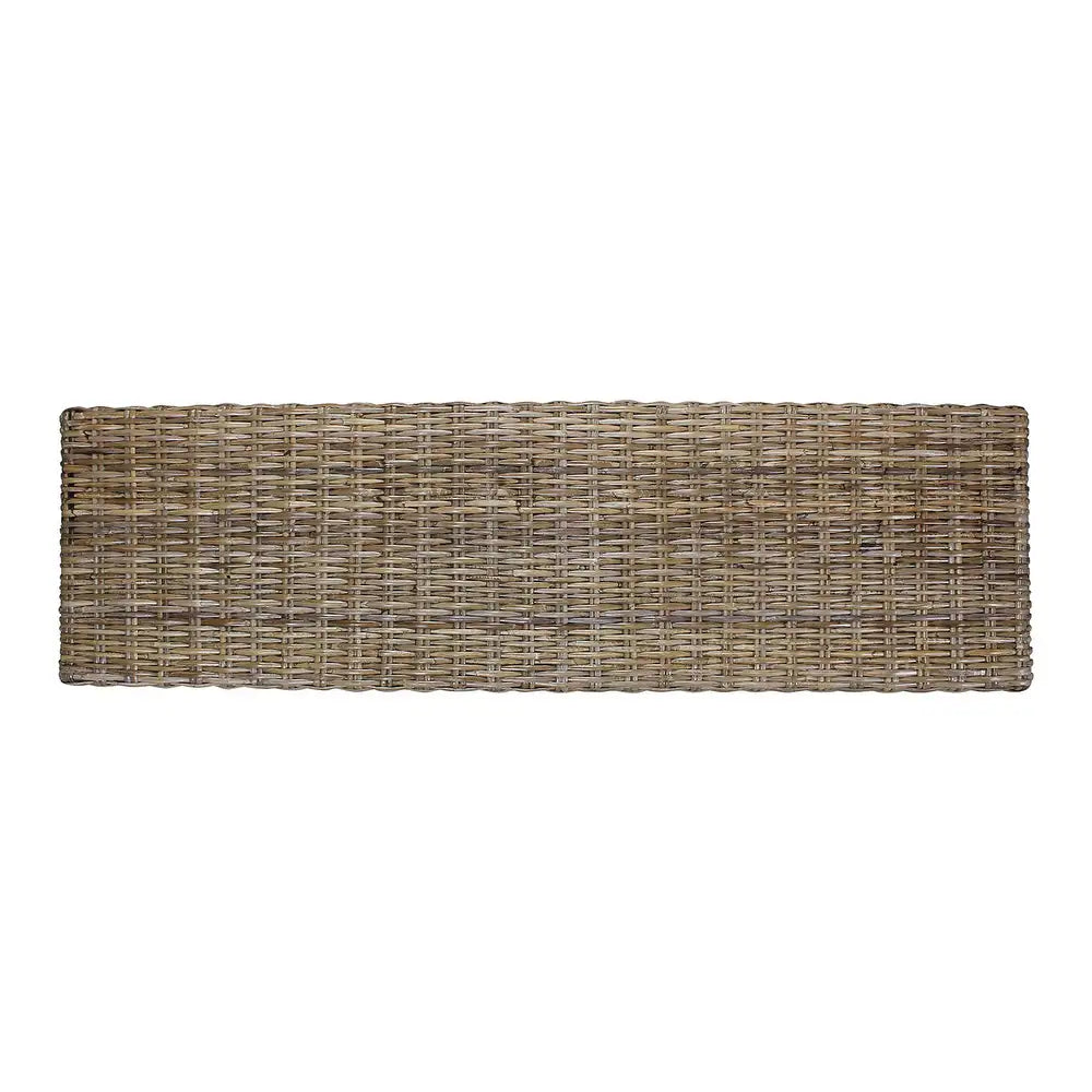HILARIA KUBU Rattan BENCH with Open Bottom